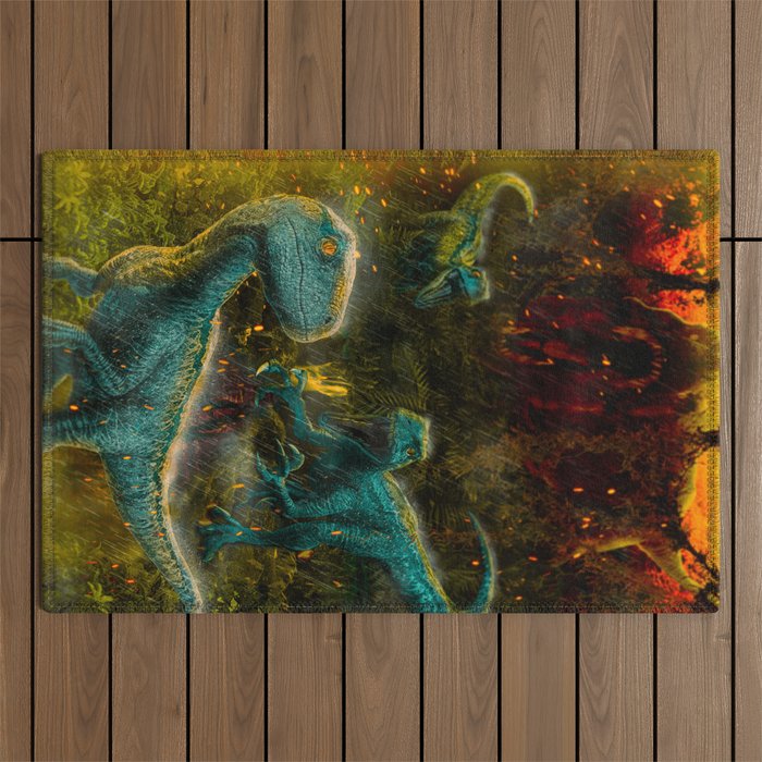 Jurassic World - Extinction - Aesthetic Design Outdoor Rug