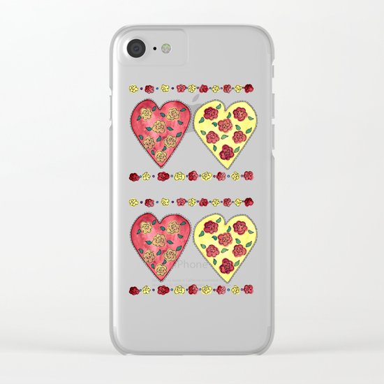 Summer Love Clear iPhone Case