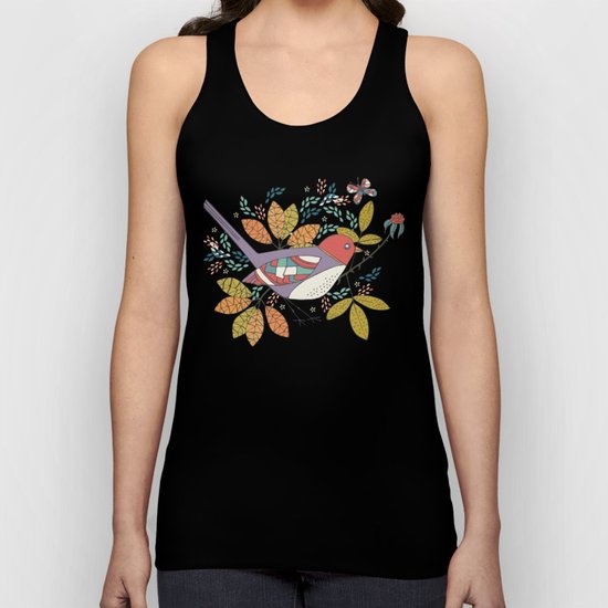 Bird and Butterfly Unisex Tank Top