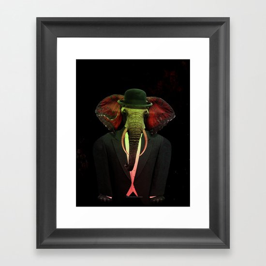 Elephant Man 017 Framed Art Print