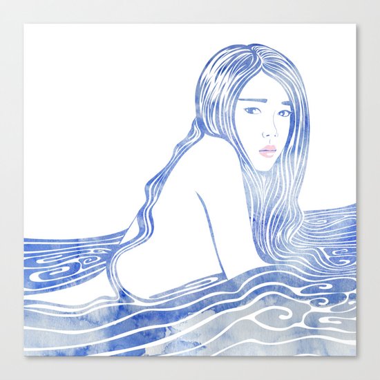 Water Nymph LXXVI Canvas Print