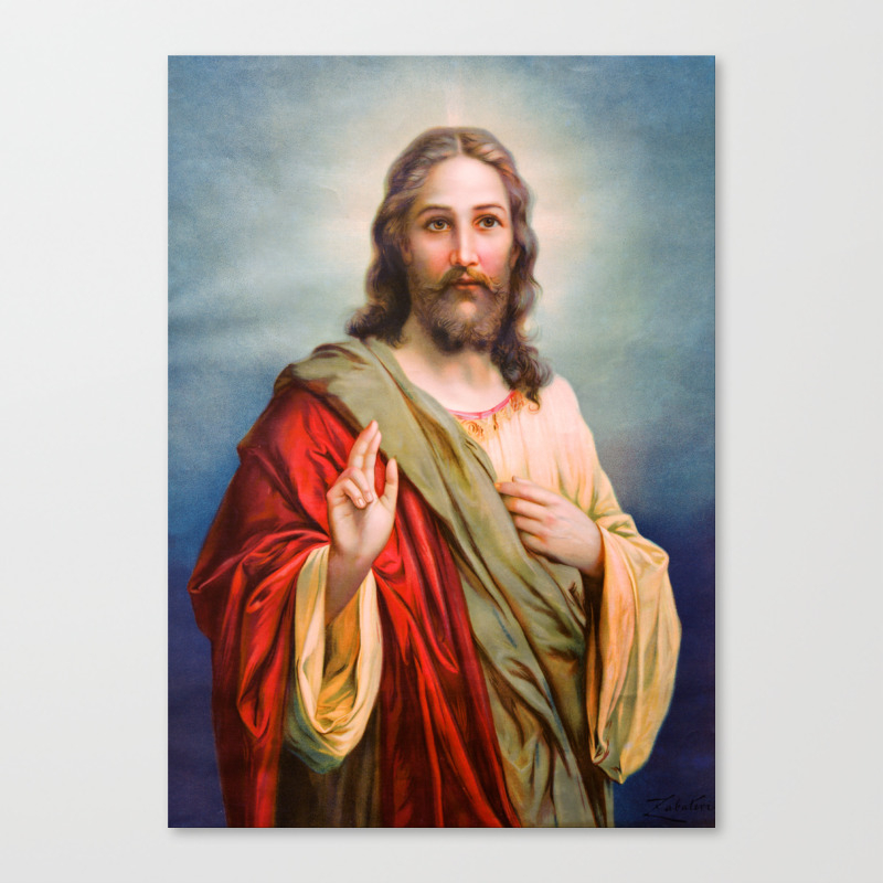 Jesus Christ Blessing Catholic Religion Art Christmas Gift