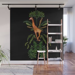  Giraffe Carousel Wall Mural