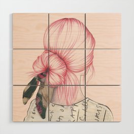 Red Wood Wall Art