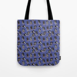 Bluetick Coonhounds on Blue Tote Bag