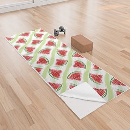 Watermelon Doodle Diagonal Yoga Towel