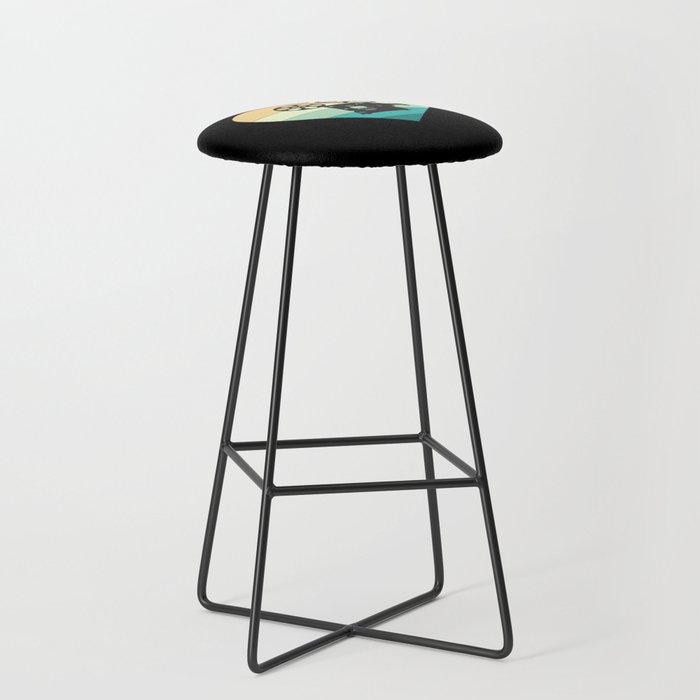 I Love Cinema Retro Movie Projector Bar Stool