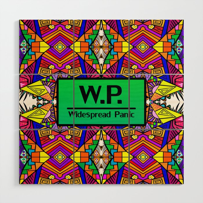 WP - Widespread Panic - Psychedelic Pattern 1 Wood Wall Art