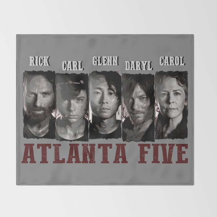 Walking Dead Throw Blankets Simple Atlanta Five The Walking Dead Throw Blanket By Cursedrose Society60 Walking Dead Throw Blankets Simple Atlanta Five The Walking Dead Throw Blanket By Cursedrose Society60