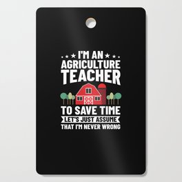 Agriculture Teacher Agricultural Education Class Cutting Board