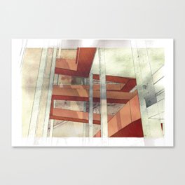 Architectural Fragment Perspective Canvas Print