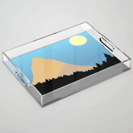 Dream Mountain Acrylic Tray