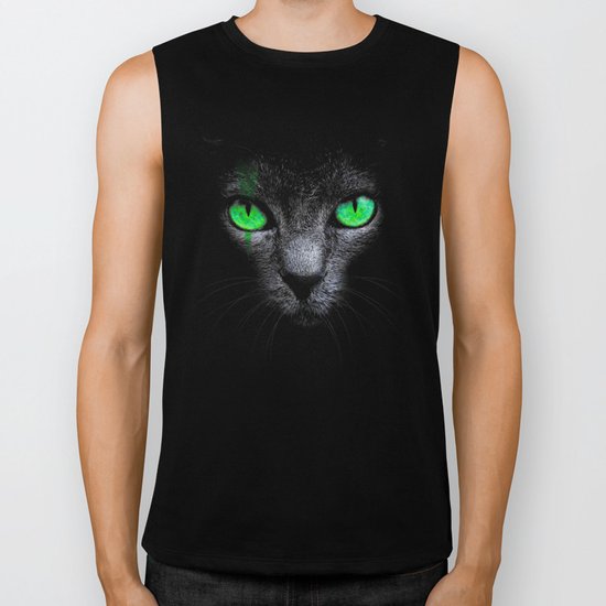 Black Cat Biker Tank