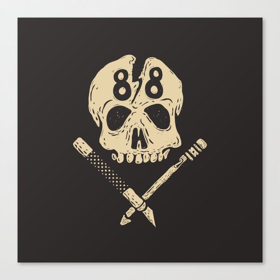 Born to hate in '88 Canvas Print