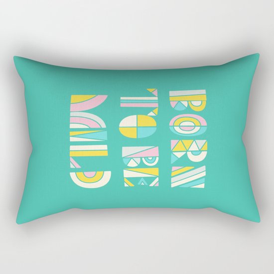 Born to be mild Rectangular Pillow
