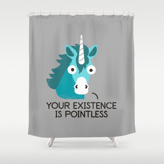 Neigh Sayer Shower Curtain