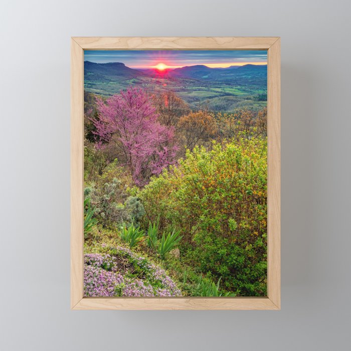 A New Day Over The Arkansas Grand Canyon Framed Mini Art Print
