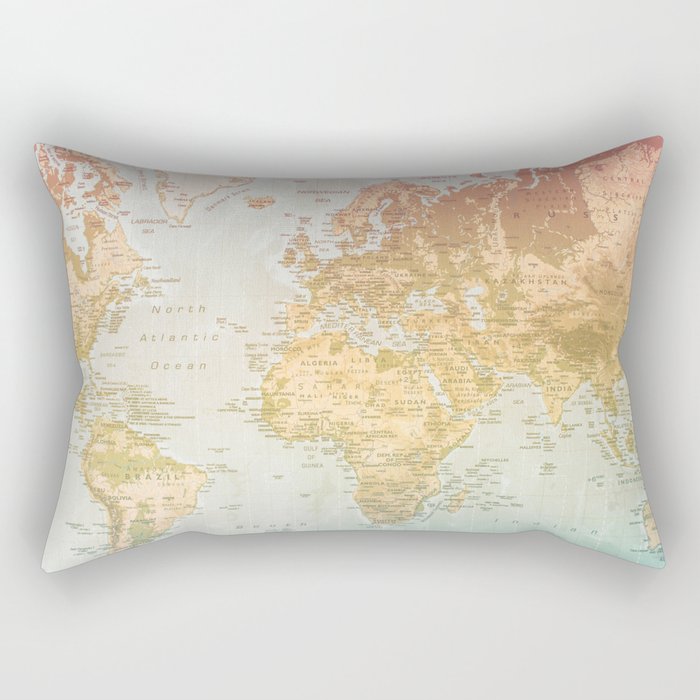 Pastel World Rectangular Pillow