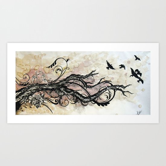 deviation1 Art Print