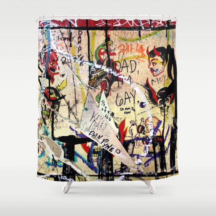 Dad I M Gay Shower Curtain By Caratron5000 Society6