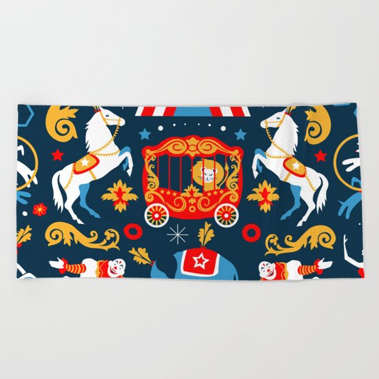 Circus royal Beach Towel