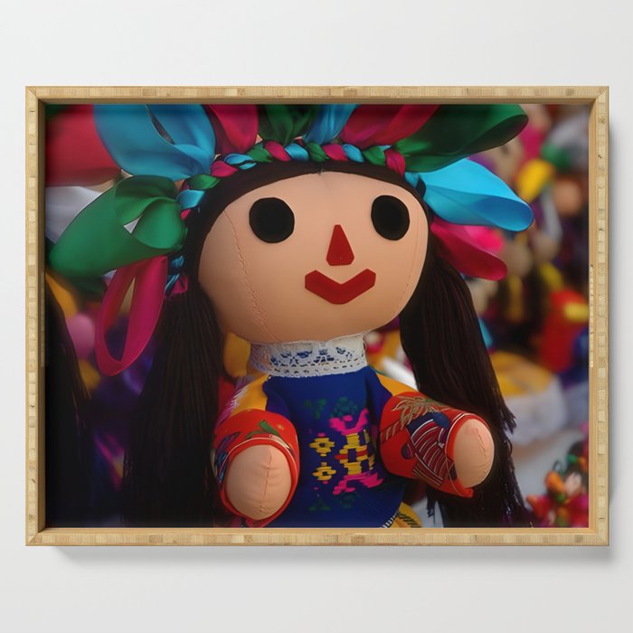 Mexico doll Serving Tray