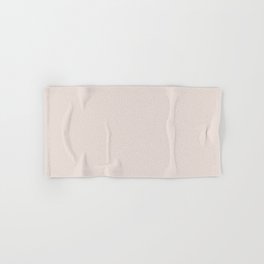 Pinkish Off White Solid Color Pairs PPG Wistful Beige PPG1061-2 - All One Single Shade Hue Colour Hand & Bath Towel