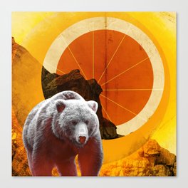 Rising Bear Canvas Print