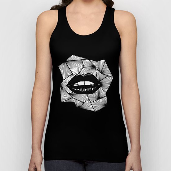 Lips Unisex Tank Top