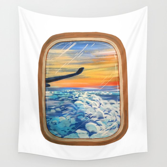Above The Clouds Wall Tapestry
