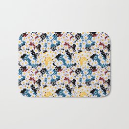 Dopamine and Daisies Bath Mat | Daisies, Science, Chemical, Flower, Daisy, Graphicdesign, Molecule, Pattern, Chemistry, Structure 