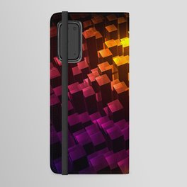 Abstract Futuristic Background Android Wallet Case