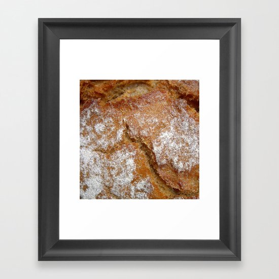 bread macro II Framed Art Print