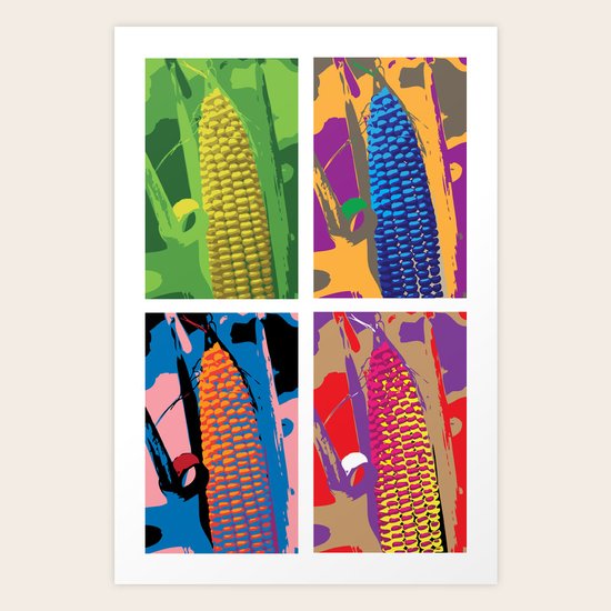 POP Corn Art Print