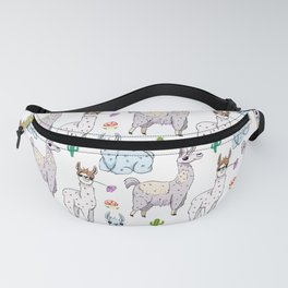 Cute and Whimsical Llama Pattern Fanny Pack