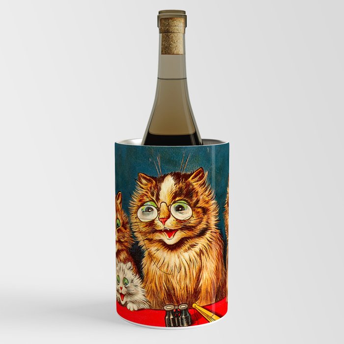  Days in Catland with Louis Wain, Father Tuck's Panorama by Louis Wain Wine Chiller