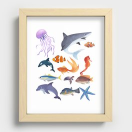 Nice fish Recessed Framed Print