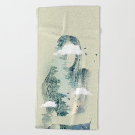 Natures Heart Beach Towel