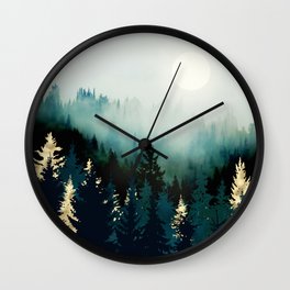 Forest Glow Wall Clock