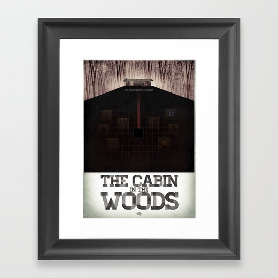 The Cabin In The Woods Framed Art Print
