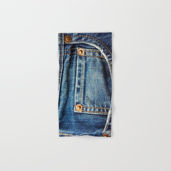 Texture #17 Jeans Hand & Bath Towel