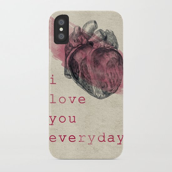 i_love_you_everyday iPhone Case