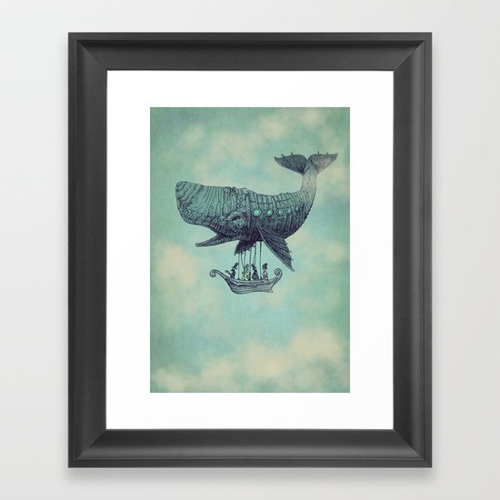 Tea at 2,000 Feet Framed Art Print