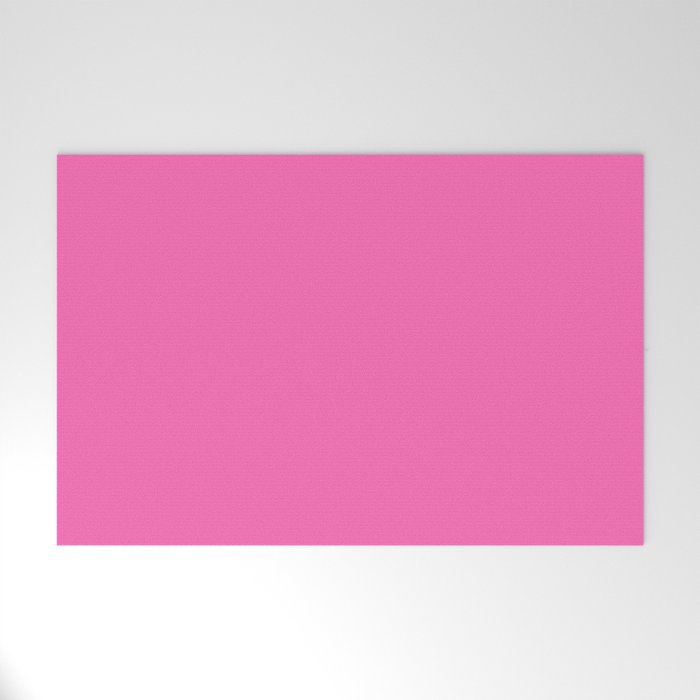 Electric Pink Welcome Mat