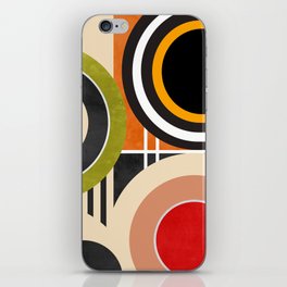 Bauhaus Mid Century Geometric Art  41 iPhone Skin