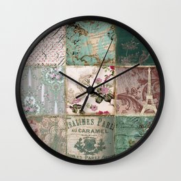Nine Times Paris Wall Clock
