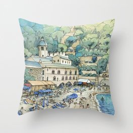 S. fruttuoso, Portofino Throw Pillow
