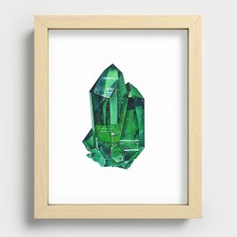 Emerald Mineral Dream Recessed Framed Print