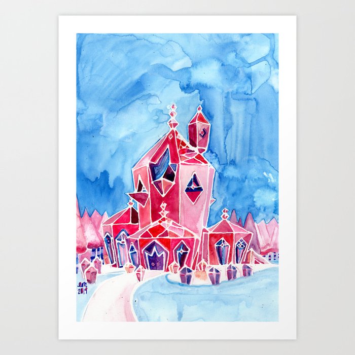 Grizelda's Castle Art Print