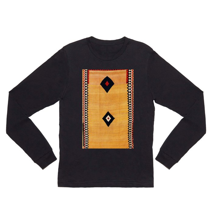 Qashqa’i Fars Southwest Persian Kilim Print Long Sleeve T Shirt